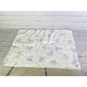 Vintage Koala Baby Cotton Flannel Bears Chicks Print Receiving Swaddle Blanket